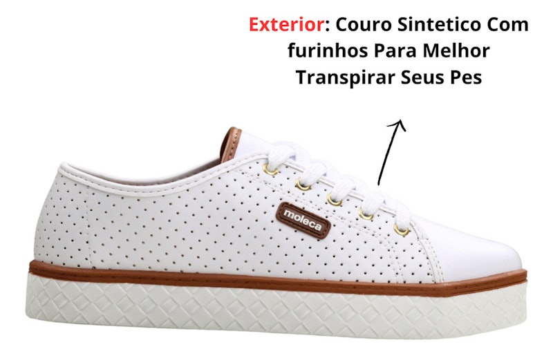 Tênis Casual Feminino Moleca 2