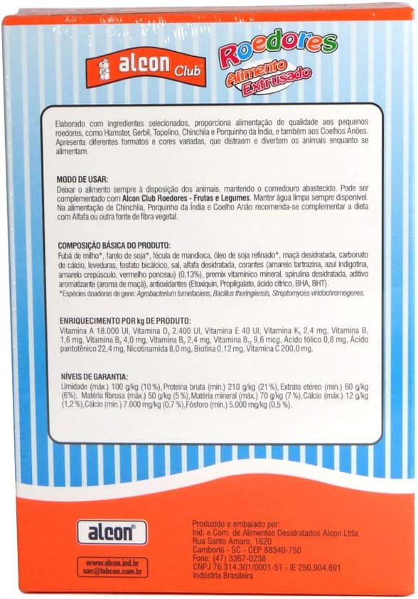 Alcon Club Roedores Alimento Extrusado 3