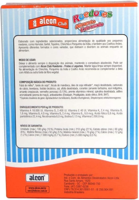 Alcon Club Roedores Alimento Extrusado 3
