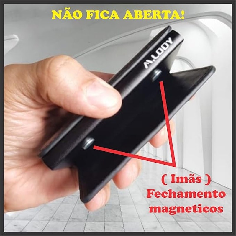 Carteira Antifurto Proteção RFID M. Looy 3