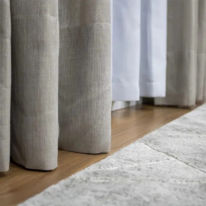 Cortina Gaze de Linho com Forro de Microfibra para Varão 3