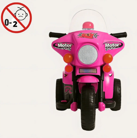 Mini Moto Elétrica Polícia Giroflex 6V  5