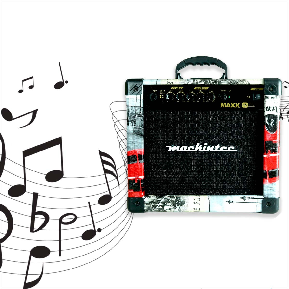 Amplificador Maxx 15 Color Mackintec 5