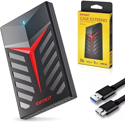 Case Externo Infokit para HD 2.5" 2