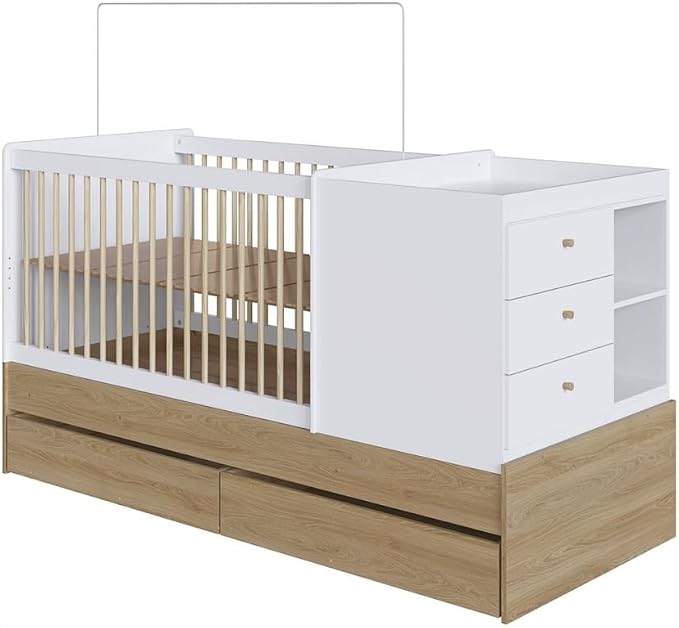 Berço Cama Multifuncional com Gavetões 1