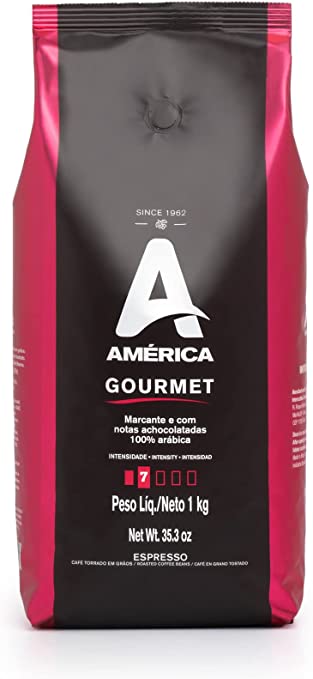 Café Torrado em Grão América Gourmet 1