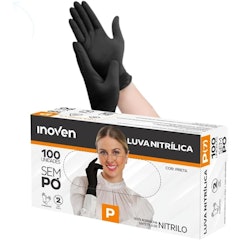 Luva Nitrílica Preta