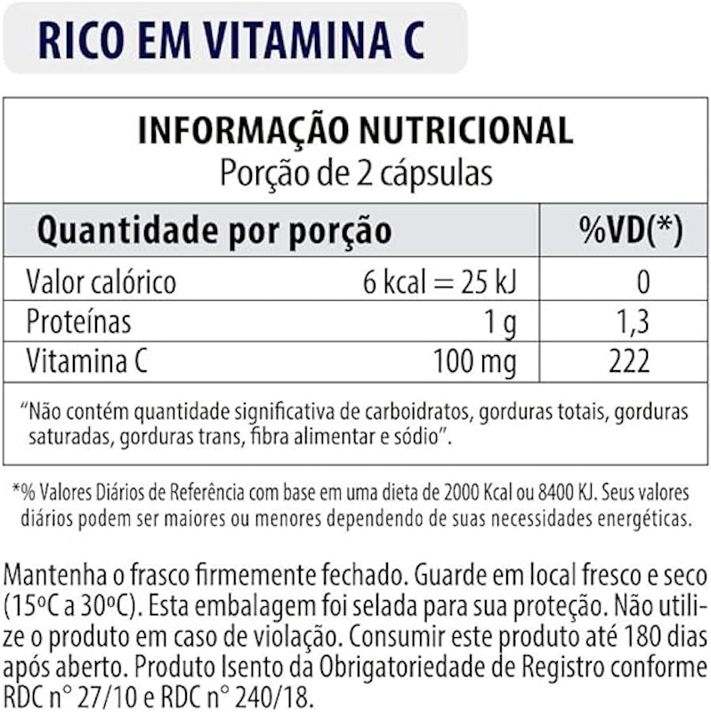 Colágeno Hidrolisado 1000 mg com Vitamina C 2
