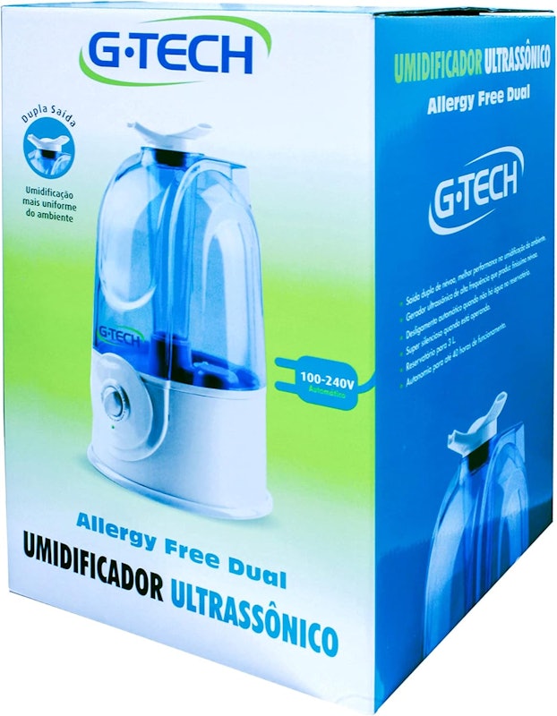 Umidificador de Ar Ultrassônico Allergy Free Dual 4