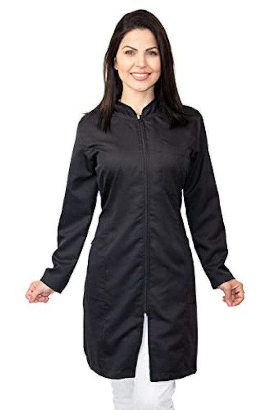 Jaleco Feminino Acinturado com Zíper 1