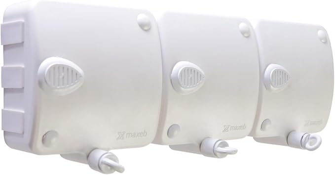 Varal de Parede Plástico Stendmax 3 Módulos 1