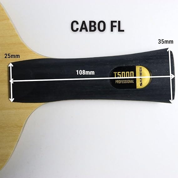 Raquete Tênis de Mesa T5000 Profissional Carbono  4