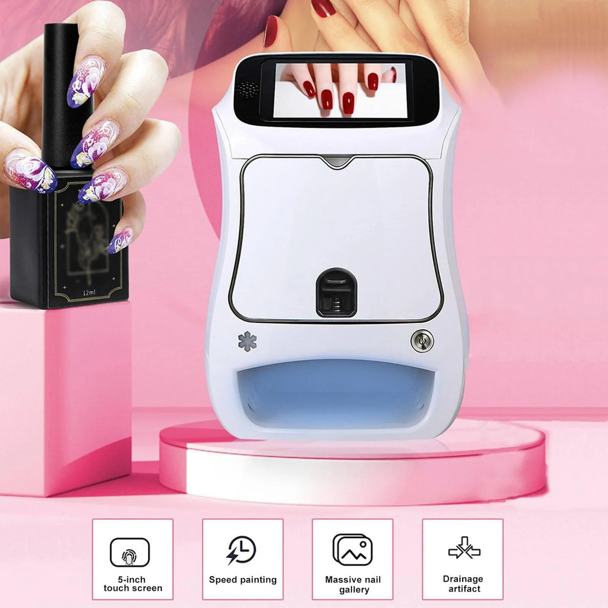 Impressora de Unhas com Tela Sensível ao Toque 2