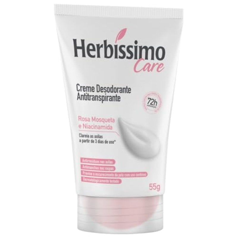 Creme Desodorante Antitranspirante Rosa Mosqueta e Niacinamida 1