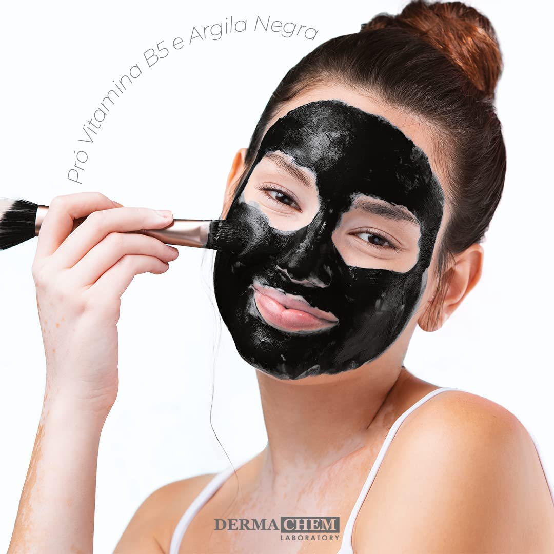 Gel Facial Peel Off Pró Vitamina B5 e Argila Negra 3
