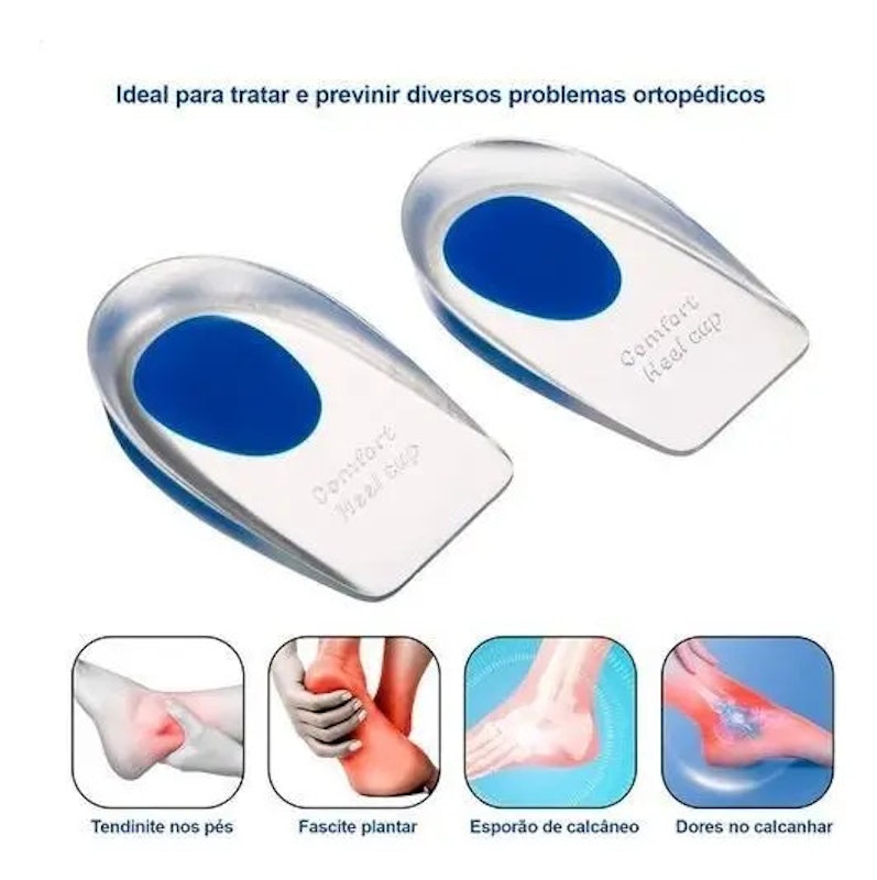 Palmilhas Ortopédicas Silicone LBShoes 5