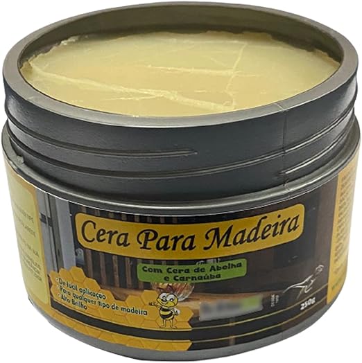 Cera de Abelha com Carnaúba para Madeira 250 g 3