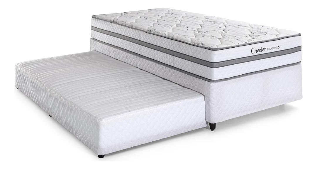 Bicama Solteiro Box com Cama Auxiliar Herval Chester 1