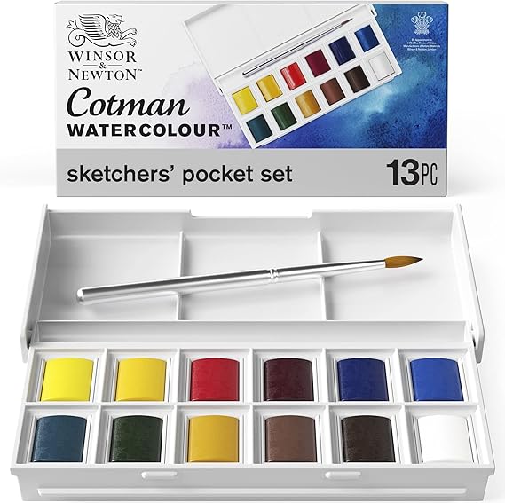 Aquarela Cotman 12 Cores 1