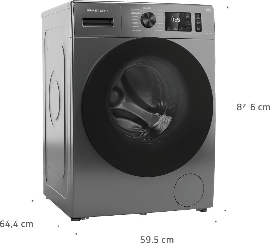 Lava e Seca Brastemp Titanium 11 kg/6 kg 2