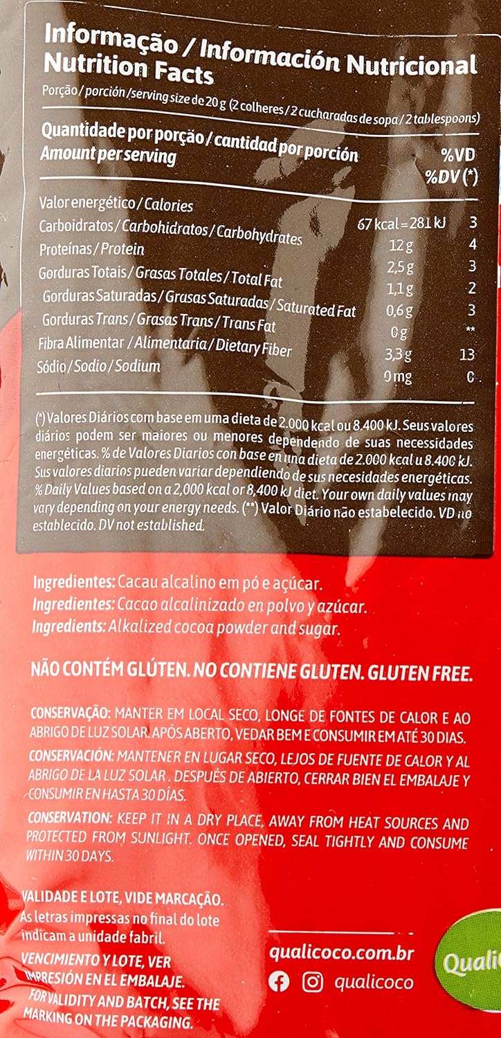 Qualicau Chocolate em Pó 50%  3