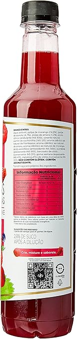Xarope Dilute Frutas Vermelhas sem Açúcar 3