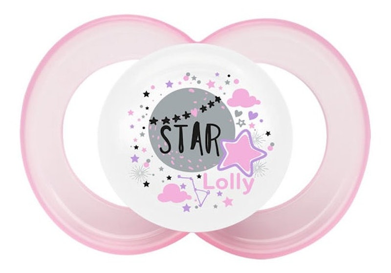 Chupeta Star Dia e Noite Silicone 6+ Meses 2