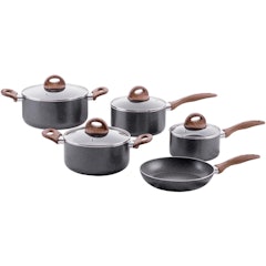 Jogo de Panelas Brinox Antiaderente Ceramic Life 5 Peças Smart Plus com Indução