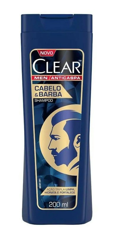 Shampoo Anticaspa Clear Men Cabelo Barba 1