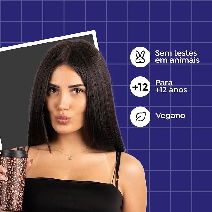 Máscara Meu Liso Matizador Preto Salon Line 4