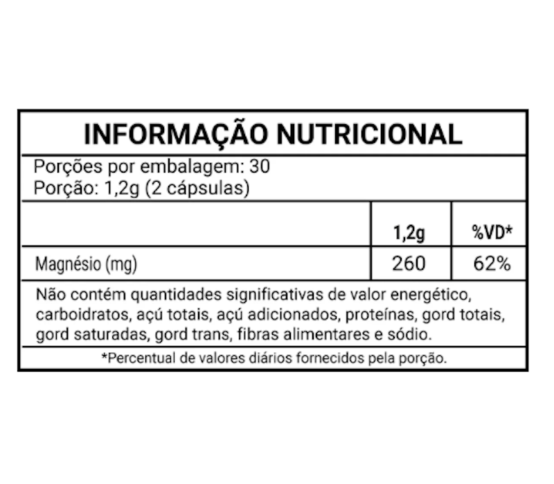 6 Magnésios (Taurato, Malato, Citrato, Ascorbato, Quelato e Óxido) 2