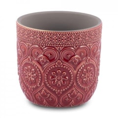 Cachepô para Flores em Cerâmica Vermelho