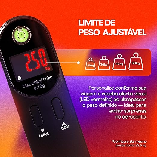 Balança Portátil de Viagem 5
