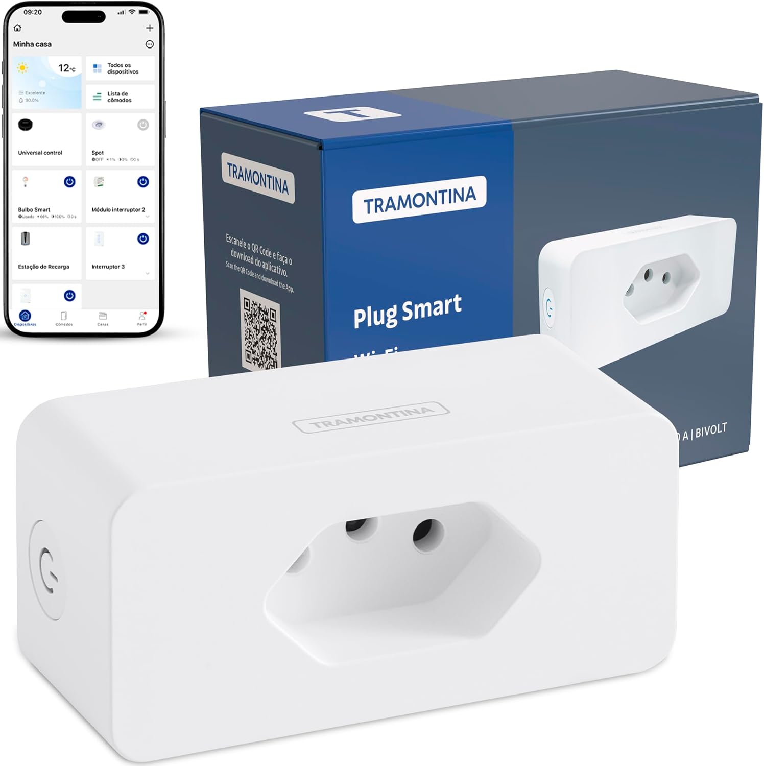 Plugue Smart Tomada Tramontina 1