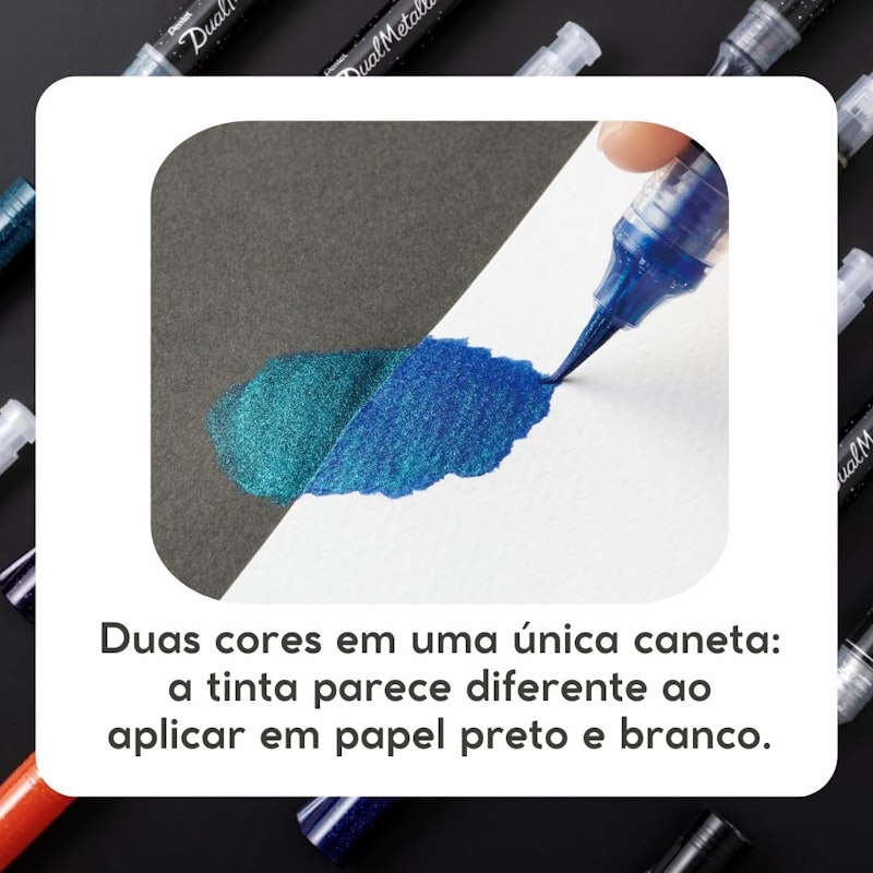 Pincel Dual Metallic Brush 2