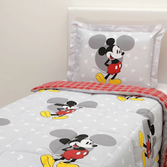 Edredom Infantil Solteiro Mickey 2 Peças