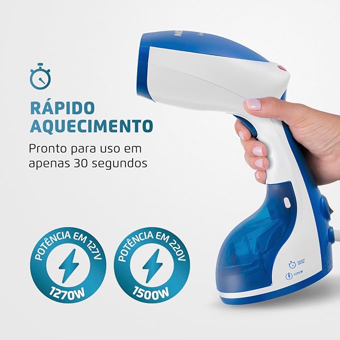 Passadeira a Vapor Portátil Mondial Fast Steam 3
