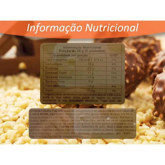 Caixa de Bombom Ferrero Rocher 3