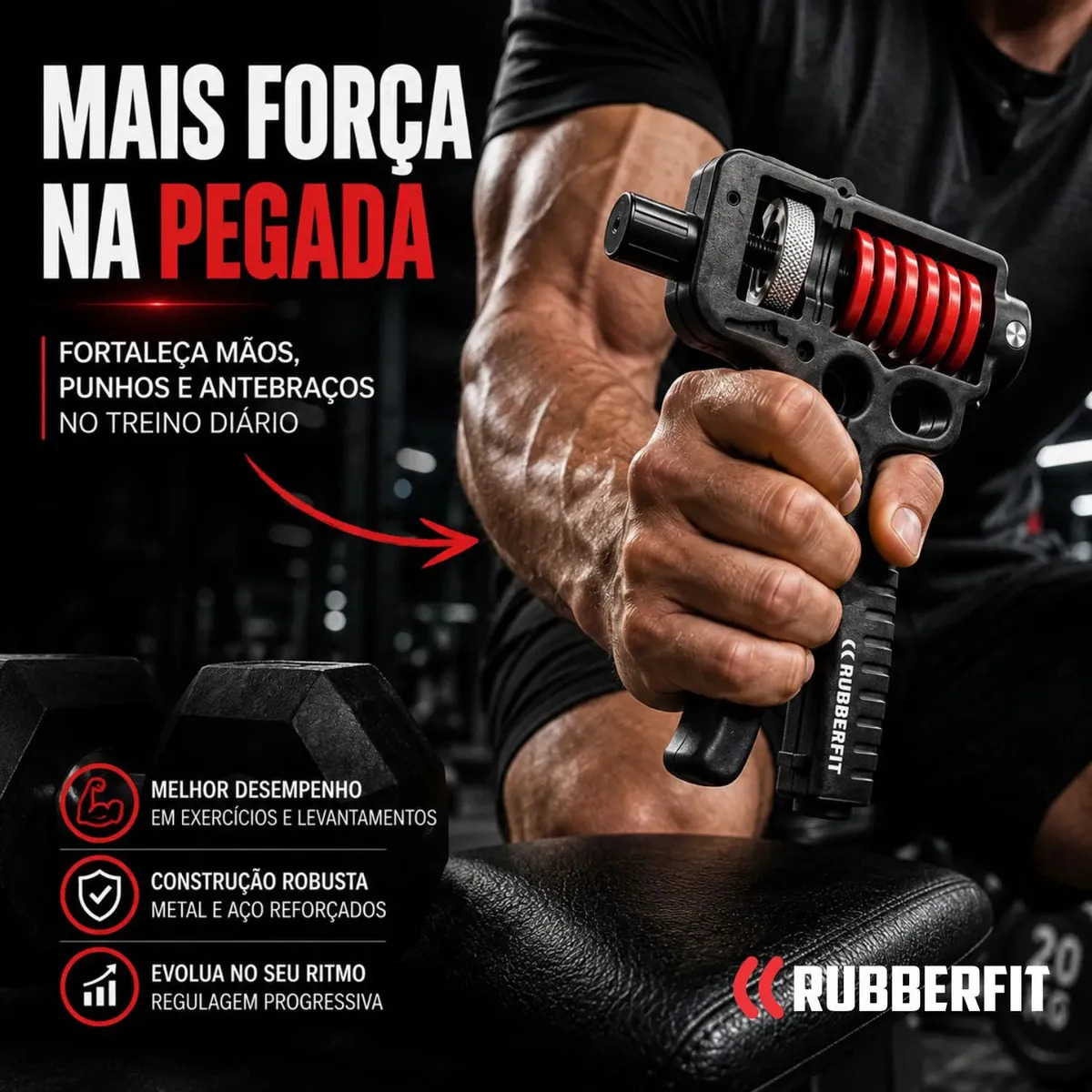 Hand Grip Fortalecedor do Punho Mão Antebraço Flexor 165 kg 3
