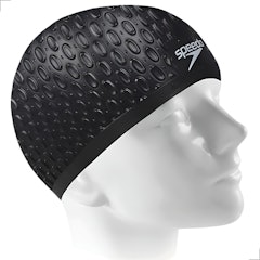 Touca Natação Speedo Water Drops Cabelos Volumosos Silicone