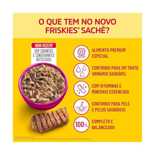 Sachê Friskies Carne ao Molho 3