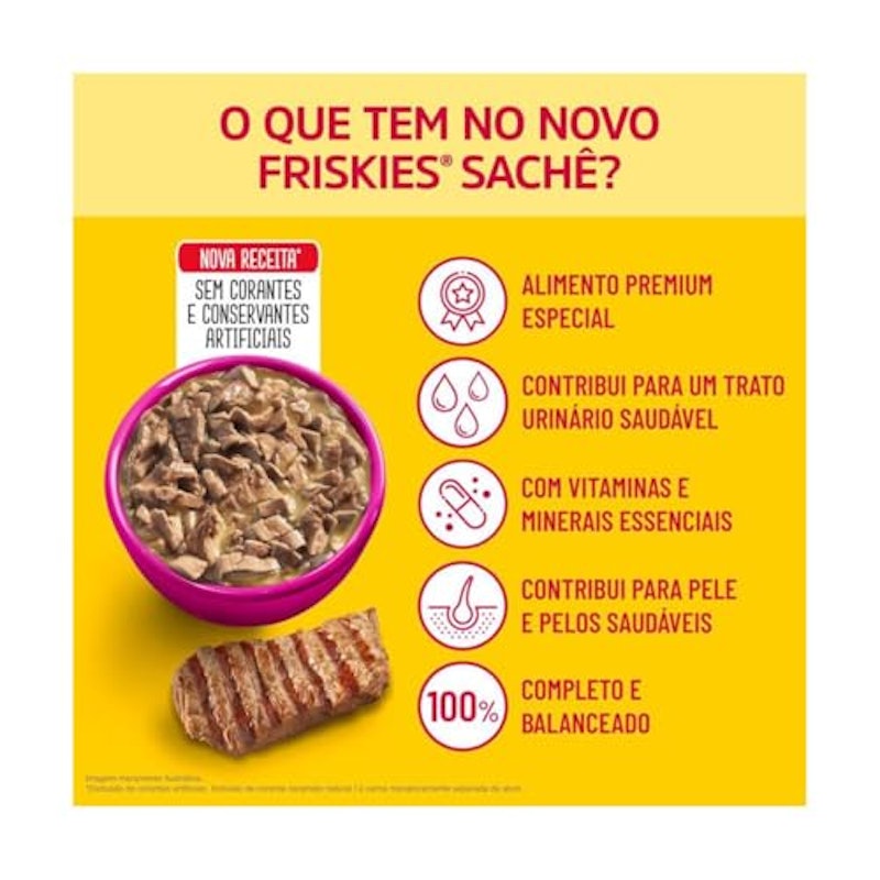 Sachê Friskies Carne ao Molho 3