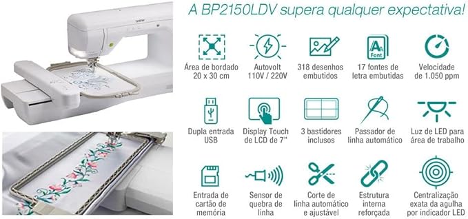 Máquina de Bordado Eletrônica 5