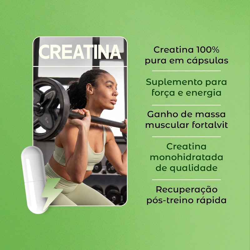 Creatina 100% Pura FortalVit 3