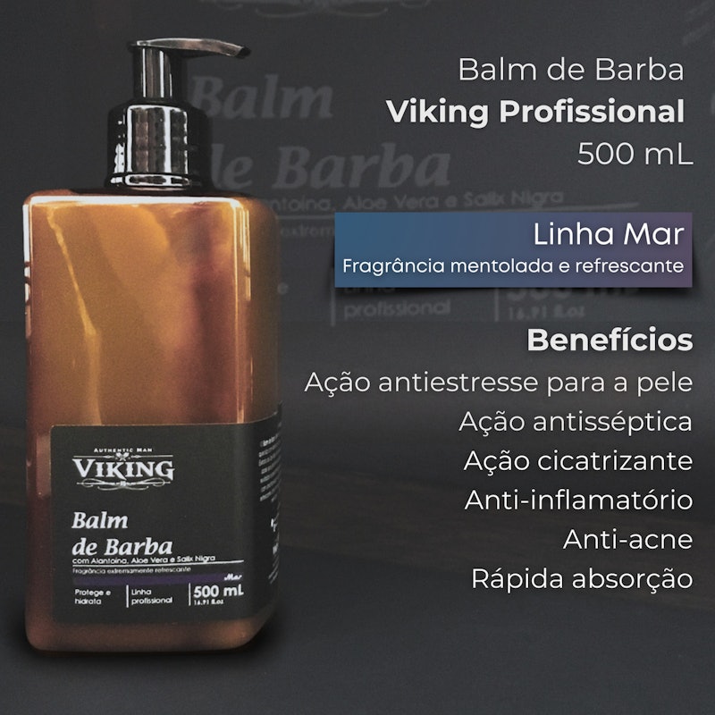 Balm de Barba Mar Viking Profissional 3