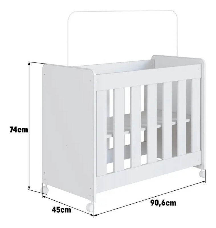 Mini Berço Evolutivo 4 em 1 Completa Móveis 5