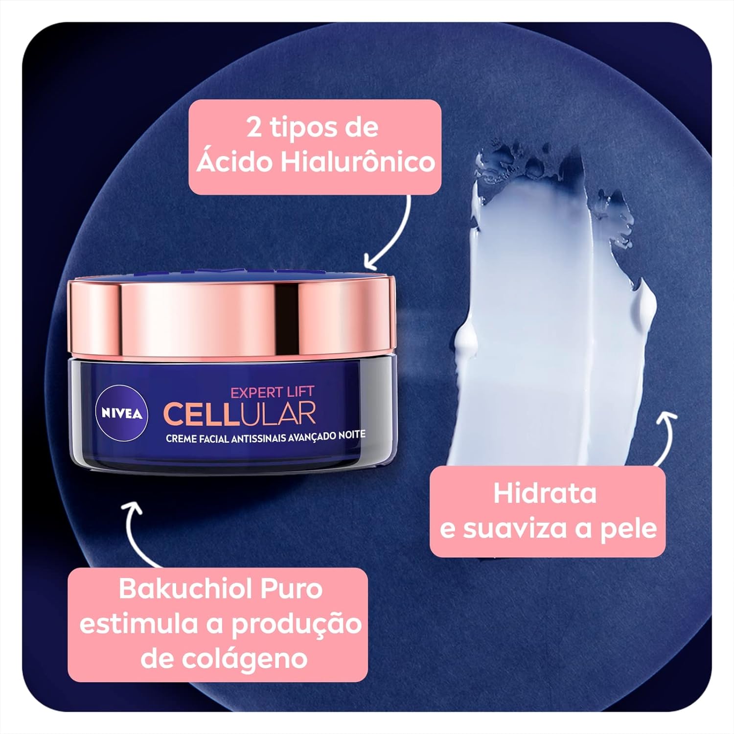 Facial Cellular Expert Lift Antissinais Avançado Noite 5