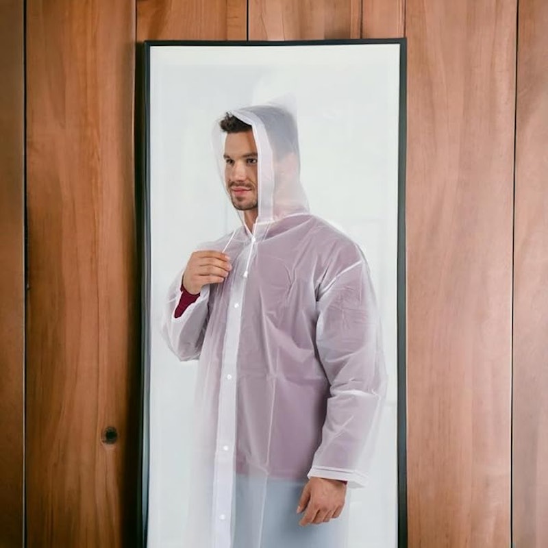 Capa de Chuva Grossa Transparente 3