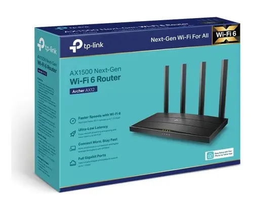 Roteador Wi-Fi 6 Gigabit Dual Band AX1500 5