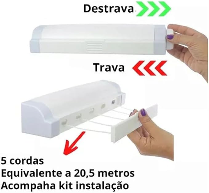 Varal Automático Rotoflex 3